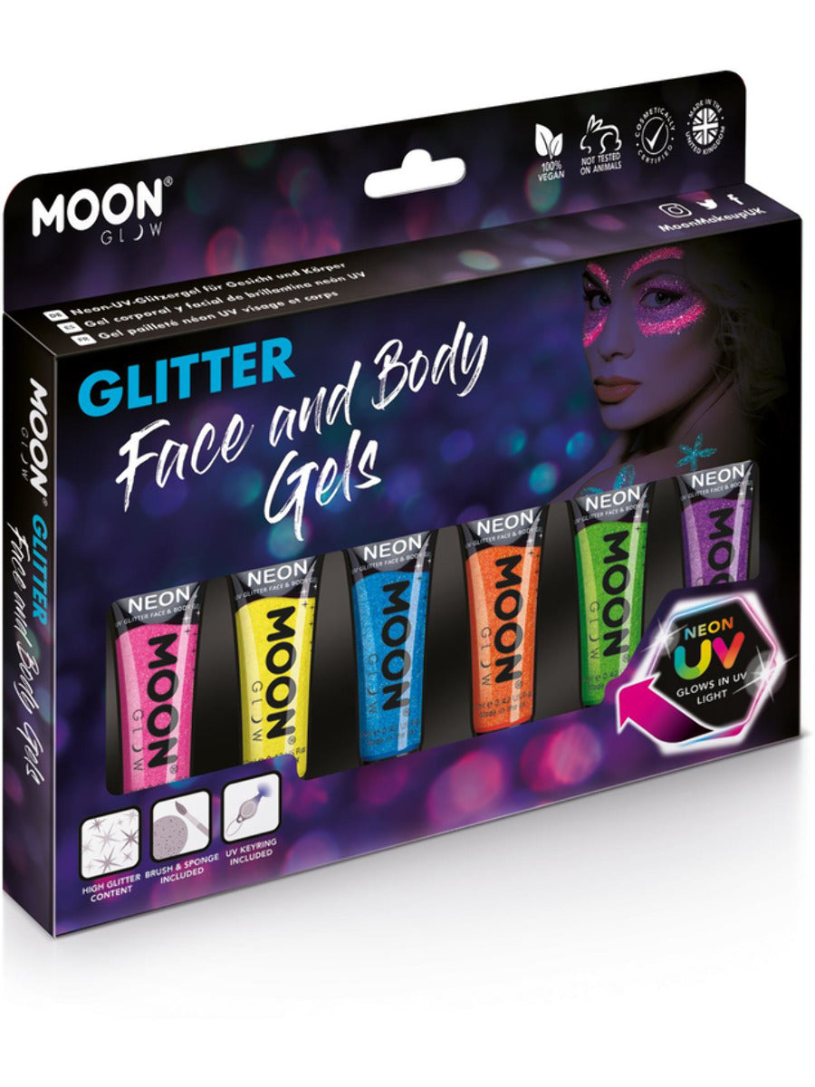 Moon Glitter Face Jewels Snow Angel