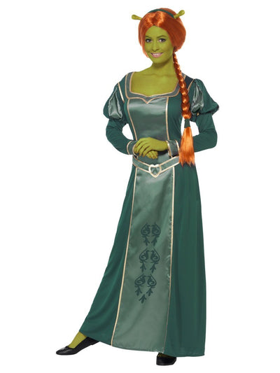 Deluxe Princess Fiona Costume Shrek Halloween Fancy Dress Med Child 8-10